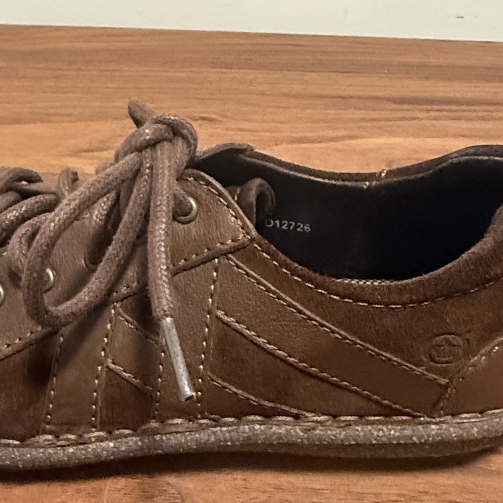 Born Brown Leather/Suede Lace Up Oxford Women’s Shoes. Size 8.5M. - Picture 4 of 7